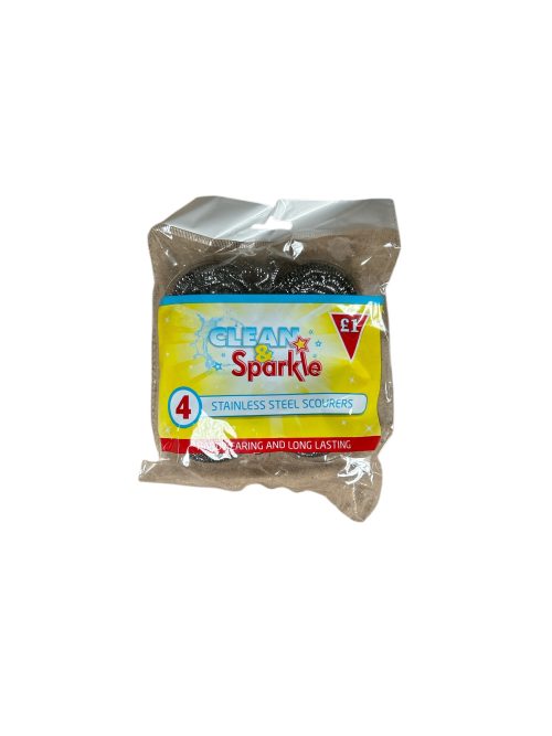 Metal Scouring Pad 4pk